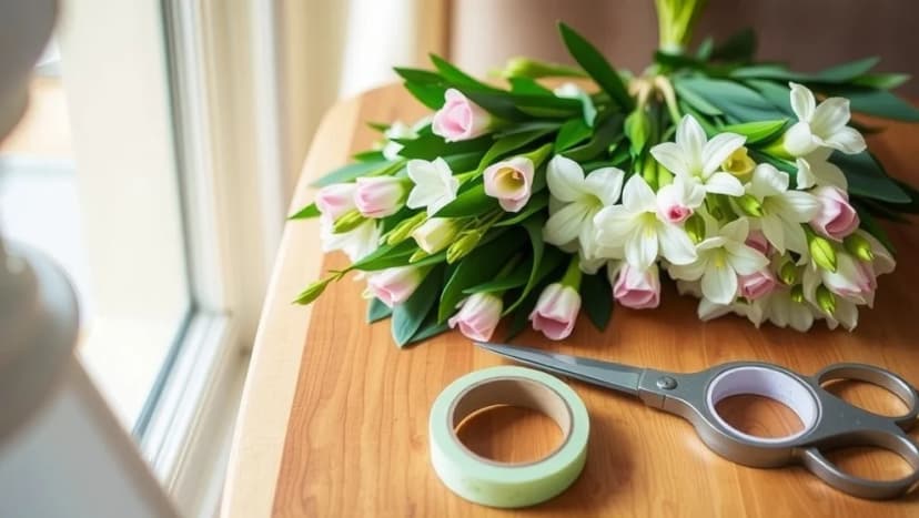 Gör din egen handbukett till begravningen