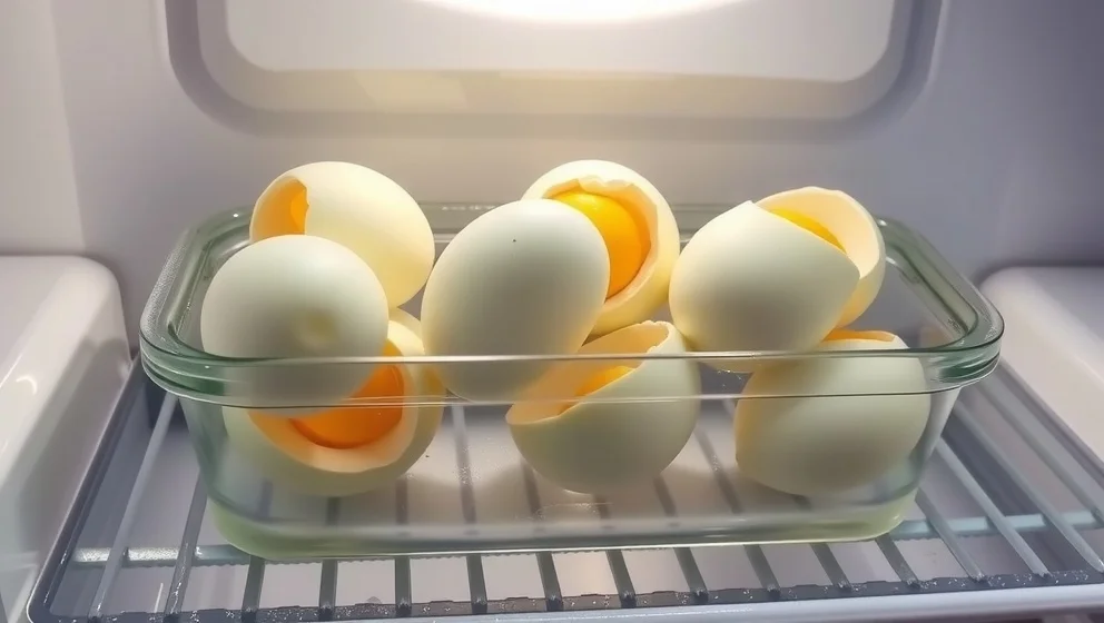 Hur länge håller kokt ägg i kylen