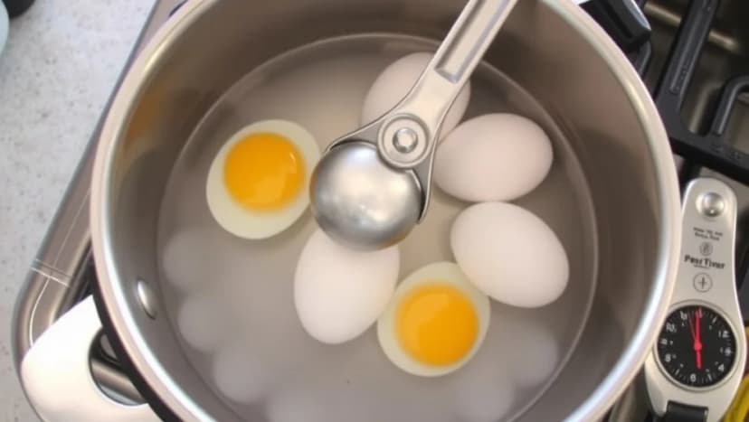 Koka ägg tid i kallt vatten