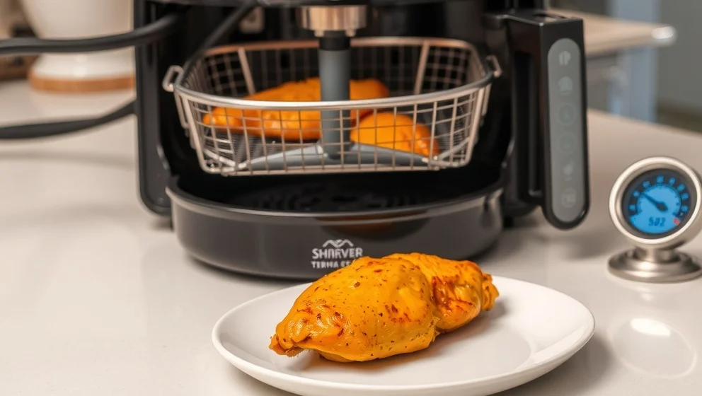 Rätt temperatur för kyckling i airfryer