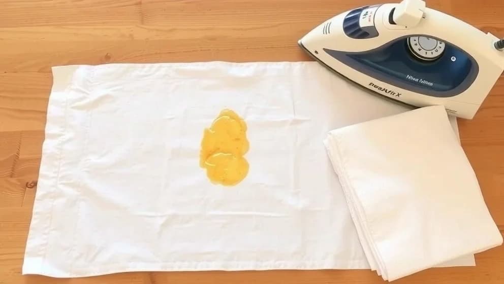 Ta bort stearin från duk på ett enkelt sätt