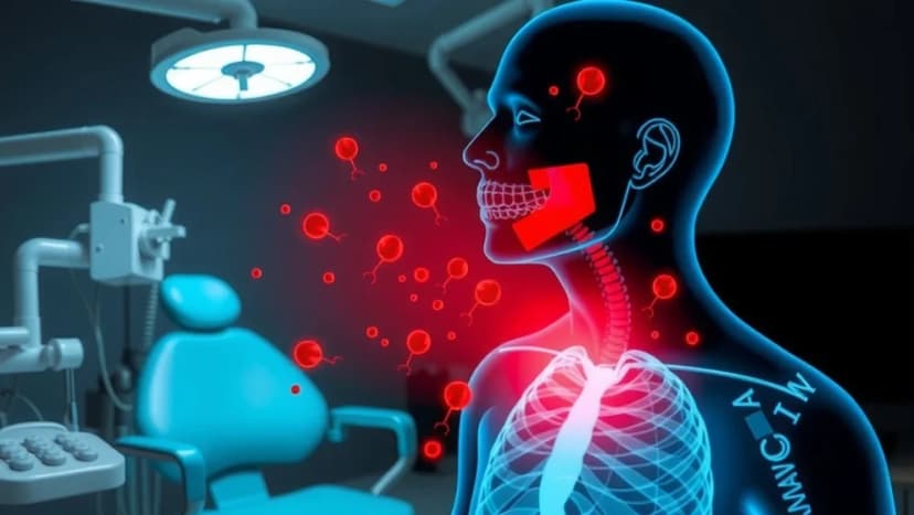 Tandinfektion som sprider sig i kroppen