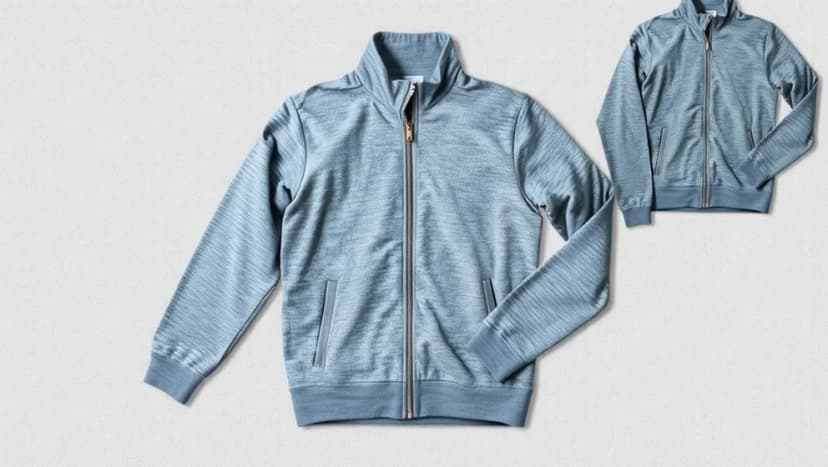 Tröja med dragkedja herr som passar perfekt