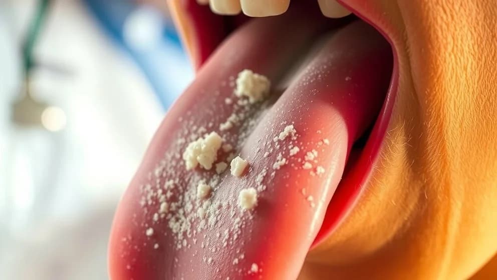 Vit beläggning på tungan – vad är det?